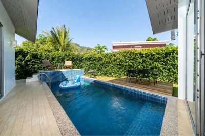 1R0163 ให้เช่า pool villa 2 ห้องนอน 2 ห้องน้ำ ราคา 60,000/เดือน โซนสนามบิน