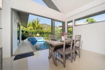 1R0163 ให้เช่า pool villa 2 ห้องนอน 2 ห้องน้ำ ราคา 60,000/เดือน โซนสนามบิน