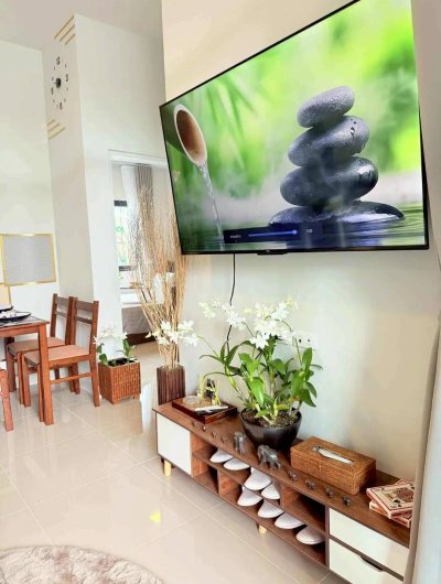 1R0166 ให้เช่าบ้านแฝดชั้นเดียว 2 ห้องนอน 2 ห้องน้ำ ราคา 23,000/เดือน โซนสนามบิน