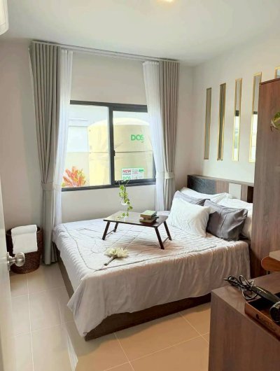 1R0166 ให้เช่าบ้านแฝดชั้นเดียว 2 ห้องนอน 2 ห้องน้ำ ราคา 23,000/เดือน โซนสนามบิน
