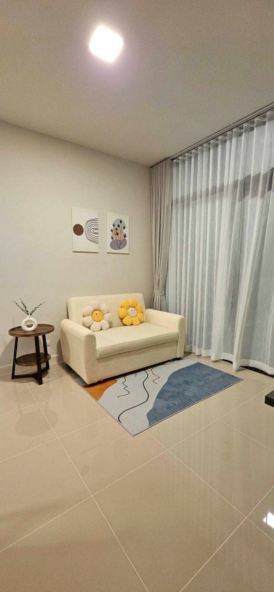 1R0175 ให้เช่าบ้านแฝดชั้นเดียว 2 ห้องนอน 2 ห้องน้ำ ราคา 23,000/เดือน โซนสนามบิน