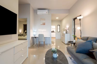 1R0177 ให้เช่าบ้านแฝดชั้นเดียว 2 ห้องนอน 2 ห้องน้ำ ราคา 65,000/เดือน โซนสนามบิน