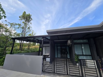 1R0177 ให้เช่าบ้านแฝดชั้นเดียว 2 ห้องนอน 2 ห้องน้ำ ราคา 65,000/เดือน โซนสนามบิน