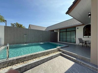 1R0178 ให้เช่า pool villa 2 ห้องนอน 2 ห้องน้ำ ราคา 70,000/เดือน โซนสนามบิน