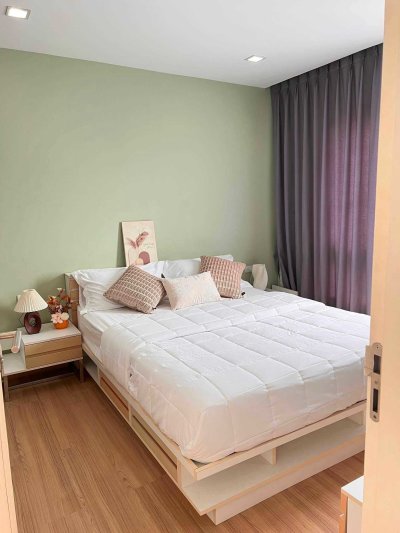 1R0183 คอนโดมิเนียม 1 ห้องนอน 1 ห้องน้ำ ให้เช่าเดือนละ 14,000 บาท โซนสนามบิน