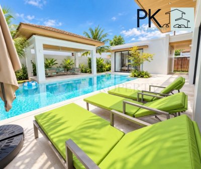 1R0185 ให้เช่า pool villa 4 ห้องนอน 5 ห้องน้ำ ราคา 170,000/เดือน โซนสนามบิน