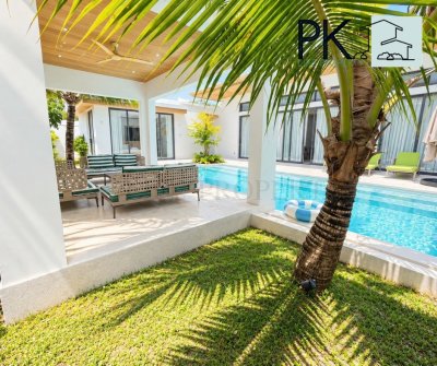 1R0185 ให้เช่า pool villa 4 ห้องนอน 5 ห้องน้ำ ราคา 170,000/เดือน โซนสนามบิน