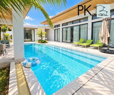 1R0185 ให้เช่า pool villa 4 ห้องนอน 5 ห้องน้ำ ราคา 170,000/เดือน โซนสนามบิน