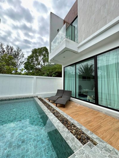 1S0015 Pool villa for sale 5,500,000 baht 3 bedroom 3 bathroom near airport