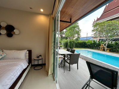 2R0035 ให้เช่า pool villa สองชั้น 4 ห้องนอน 3 ห้องน้ำ ราคา 120,000/เดือน โซนเชิงทะเล,ถลาง
