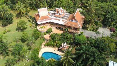 2R0182 Pool villa for rent 7bedroom 6bathroom 300,000/month at cherng talay have fully furnished