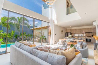 2R0245 Pool villa for rent 3 bedroom 4 bathroom 160,000/month at cherngtalay,thalang