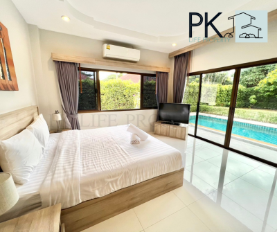 2R0286 This pool villa 3 bedroom 3 bathroom 120,000/month location at Cherng Talay , Thalang
