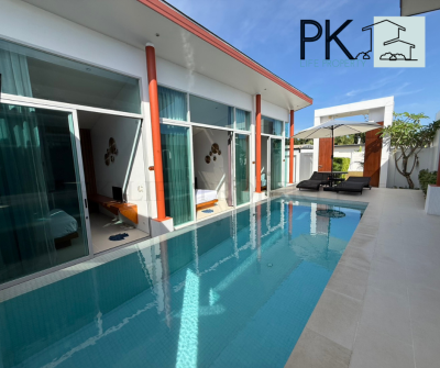 2R0336 This pool villa 3bedroom 4bathroom 98,000/month the house location at cherng talay,thalang