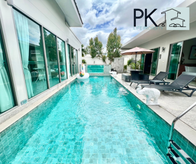 2R0378 This pool villa 4 bedroom 4bathroom 165,000/month the house location at Cherng Talay,Thalang