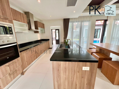 2R0388  This pool villa 3bedroom 4bathroom 125,000/month the house location at Cherng Talay,Thalang