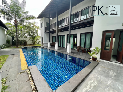 2R0388  This pool villa 3bedroom 4bathroom 125,000/month the house location at Cherng Talay,Thalang