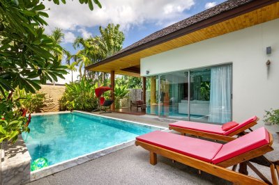 2R0392 This pool villa 3bedroom 2 bathroom 180,000/month  at Cherng Talay,thalang