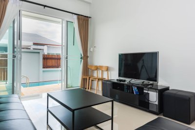 2R0413 This pool villa 2 bedroom 2bathroom 50,000/month the house location at Cherng Talay,Thalang