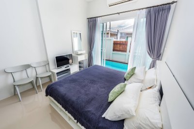 2R0413 This pool villa 2 bedroom 2bathroom 50,000/month the house location at Cherng Talay,Thalang