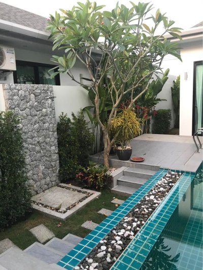 2R0495 This pool villa 3bedroom 3bathroom 120,000/month the house location at cherng talay,thalang