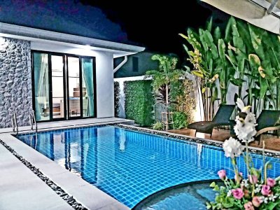 2R0521 This pool villa 3bedroom 3bathroom 120,000/month the house location at cherng talay,thalang