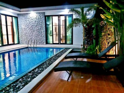 2R0521 This pool villa 3bedroom 3bathroom 120,000/month the house location at cherng talay,thalang