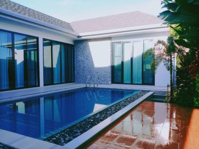 2R0521 This pool villa 3bedroom 3bathroom 120,000/month the house location at cherng talay,thalang