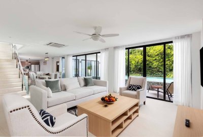 2R0542  This sea view pool villa 4bedroom 4bathroom 270,000/month the house location at Cherng Talay,Thalang