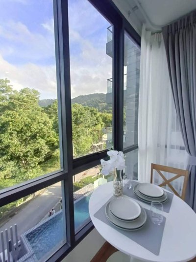 2R0592 คอนโดมิเนียมให้เช่า one bedroom เดือนละ 28,000 บาท โซนเชิงทะเล,ถลาง