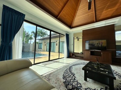 2R0620 This pool villa 3 bedroom 3 bathroom 85,000/month the house location at Cherng Talay