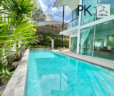 2R0629 This pool villa 4 bedroom 4bathroom 230,000/month the house location at Cherng Talay,Thalang