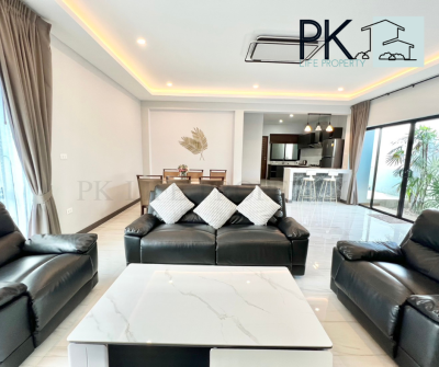 2R0642 ให้เช่า pool villa 3ห้องนอน 3 ห้องน้ำ ขนาด 300 ตรม ราคา100,000เดือน โซนเชิงทะเล