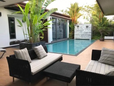 2R0719 ให้เช่า pool villa 3ห้องนอน 3ห้องน้ำ ราคา 130,000 /เดือน โซนเชิงทะเล,ถลาง