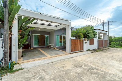 2R0892 ให้เช่าบ้านเดี่ยวชั้นเดียว 2 ห้องนอน2ห้องน้ำ ขนาด 60ตรว ราคา 45,000/เดือน โซนเชิงทะเล