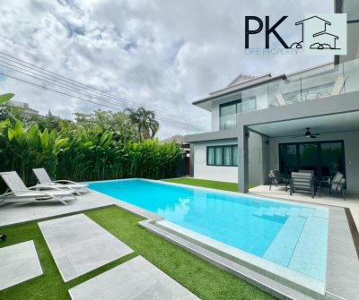 2R0896 Pool villa for rent 4 bedroom 5 bathroom 200,000/month at cherngtalay,thalang