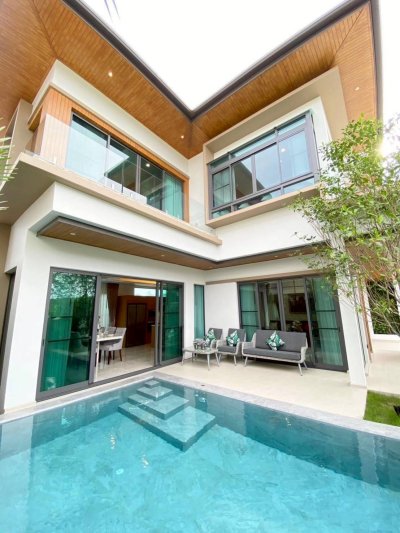 2R0904 ให้เช่า pool villa 3 ห้องนอน 4 ห้องน้ำ ราคา 160,000/เดือน โซนเชิงทะเล,ถลาง