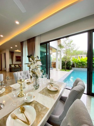 2R0904 ให้เช่า pool villa 3 ห้องนอน 4 ห้องน้ำ ราคา 160,000/เดือน โซนเชิงทะเล,ถลาง