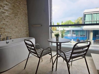 2R1075 คอนโดมิเนียม 1 ห้องนอน 1 ห้องน้ำ ให้เช่าเดือนละ 25,000 บาท โซนเชิงทะเล,ถลาง