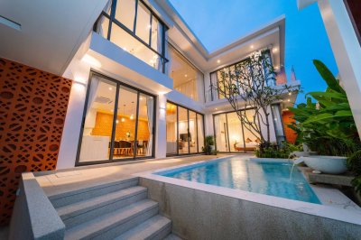2R1121 Pool villa for rent 4 bedroom 4 bathroom 130,000/month at cherngtalay,thalang