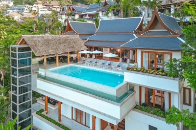 2R1151 Pool villa for rent 6 bedroom 7 bathroom 400,000/month at cherngtalay,thalang