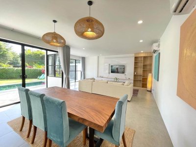 2S0101 Pool villa  for sale 22,000,000 These pool villa will offer over 550 sq.m  4 bedroom 4 bathroomThis is contemporary villa located in Cherng Talay .