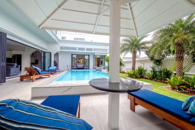 2S0104 Pool villa  for sale 25,000,000 These pool villa will offer over 535 sq.m   3 bedroom 4 bathroomThis is contemporary villa located in Cherng Talay .