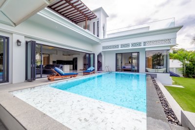 2S0104 Pool villa  for sale 25,000,000 These pool villa will offer over 535 sq.m   3 bedroom 4 bathroomThis is contemporary villa located in Cherng Talay .