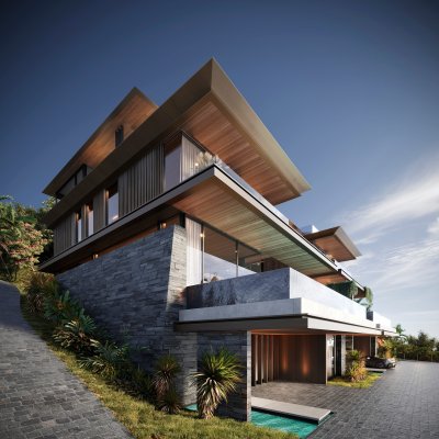 2S0105 Luxury Pool villa  for sale 60,486,000 These pool villa will offer over 1186 sq.m 4 bedroom 4 bathroomThis is contemporary villa located in Cherng Talay .