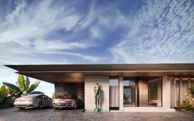 2S0106 Luxury Pool villa  for sale 67,842,750 These pool villa will offer over 939 sq.m 5 bedroom 5 bathroomThis is contemporary villa located in Cherng Talay .