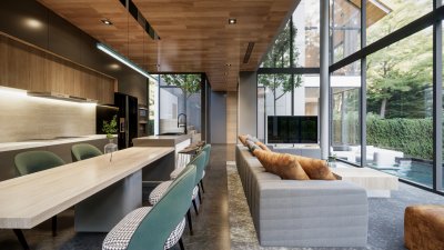 2S0153 Pool villa for sale 24,800,000 baht 4 bedrooms 5 bathrooms at cherngtalay have fully furnished