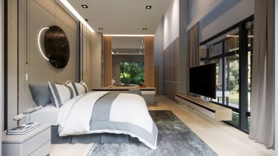 2S0153 Pool villa for sale 24,800,000 baht 4 bedrooms 5 bathrooms at cherngtalay have fully furnished