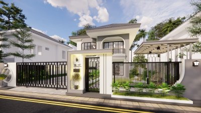 2S0222 ขายบ้านเดี่ยวสองชั้น ราคา 7,590,000 บาท 3 ห้องนอน 3 ห้องน้ำ โซนเชิงทะเล,ถลาง