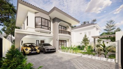 2S0222 ขายบ้านเดี่ยวสองชั้น ราคา 7,590,000 บาท 3 ห้องนอน 3 ห้องน้ำ โซนเชิงทะเล,ถลาง